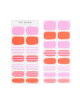 Coral Cabana semi-cured gel nail set