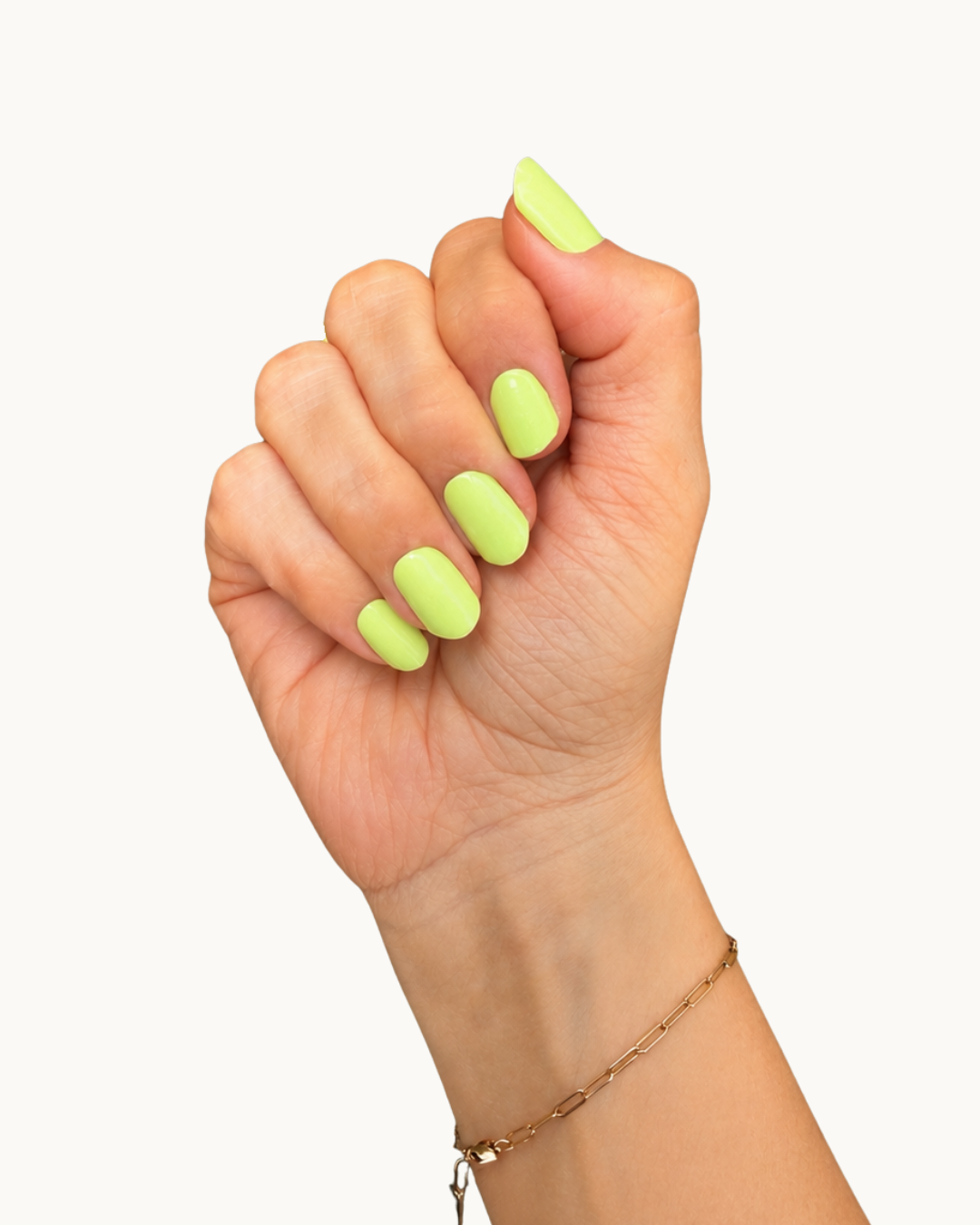 Match Point gel nails shown on a hand