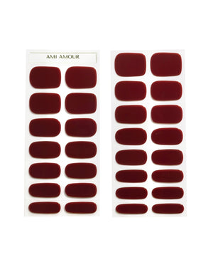 Dark Cherry gel nail strips - Ami Amour