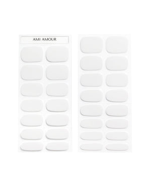 White On Time gel nail strips - Ami Amour