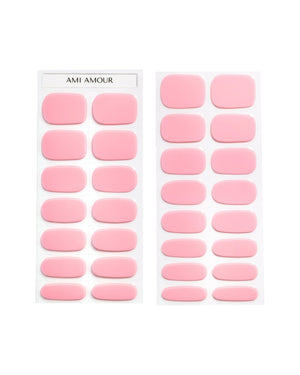 Pink Frosting gel nail strips - Ami Amour